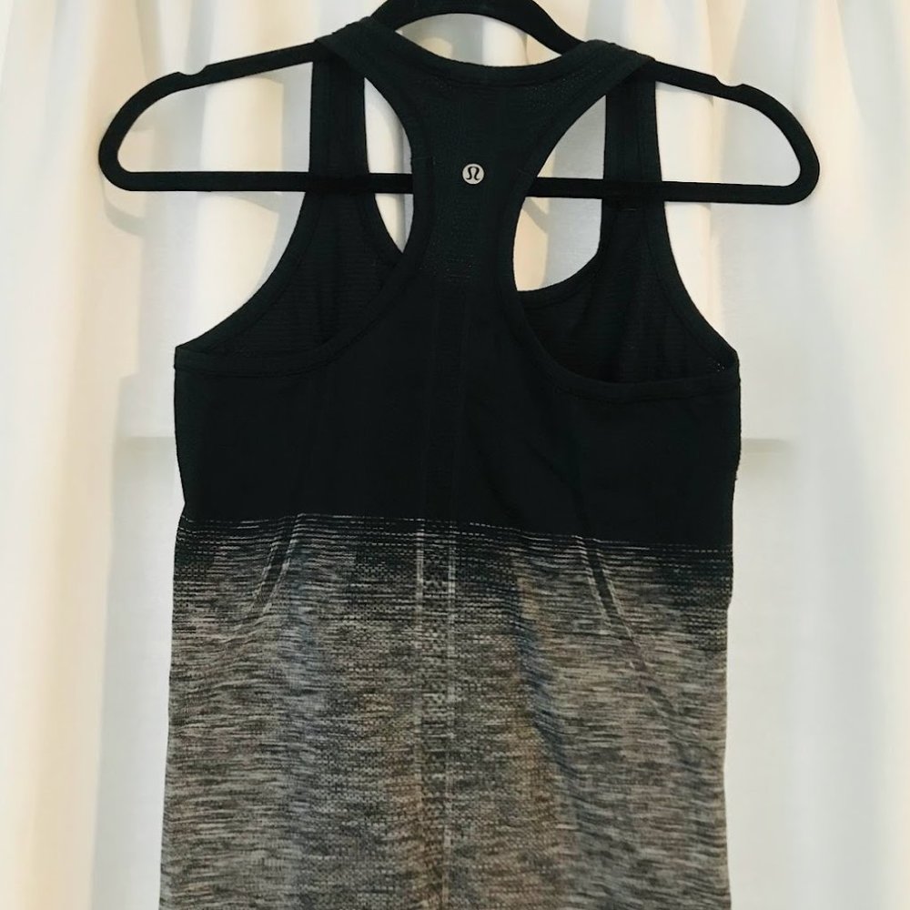 Lululemon Black & Grey Lightweight Tank Top
